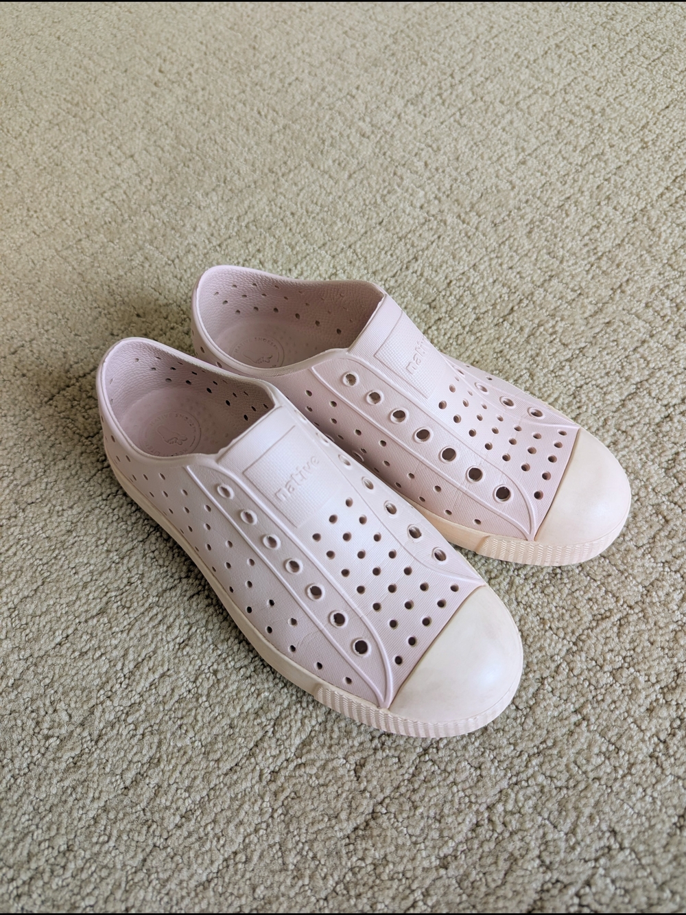 Native Jefferson Shoes Kids 3 Slip On Water Beach Sneakers Lightweight Washable